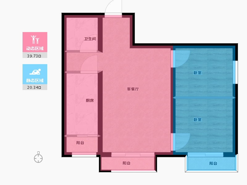 河北省-保定市-印象城滨江悦-53.42-户型库-动静分区