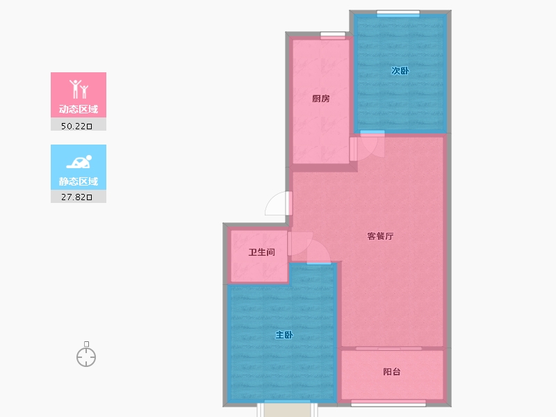 河北省-廊坊市-瑞祥花园-70.00-户型库-动静分区