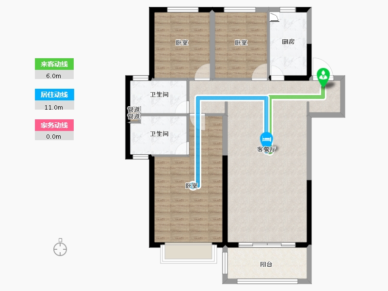 河北省-邯郸市-美的剑桥郡-102.00-户型库-动静线