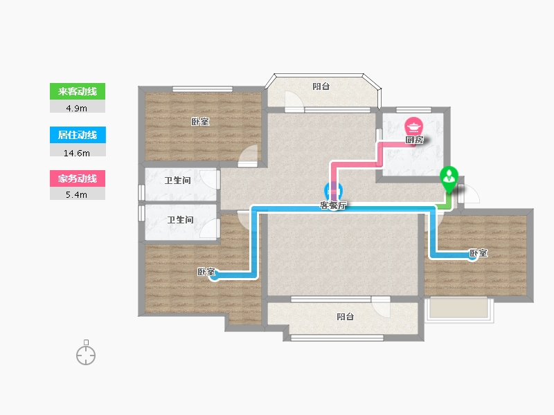 河北省-邢台市-邢台荣盛华府-112.00-户型库-动静线