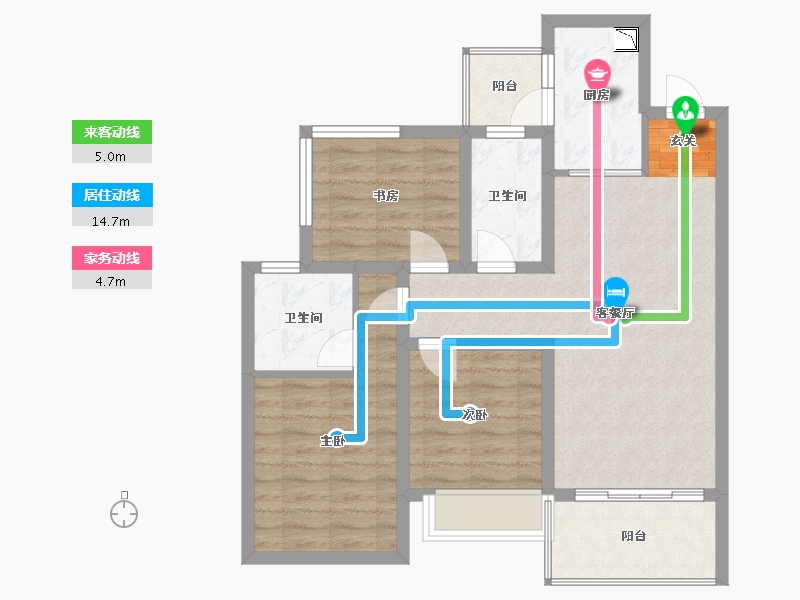 广西壮族自治区-柳州市-彰泰江与城-78.43-户型库-动静线