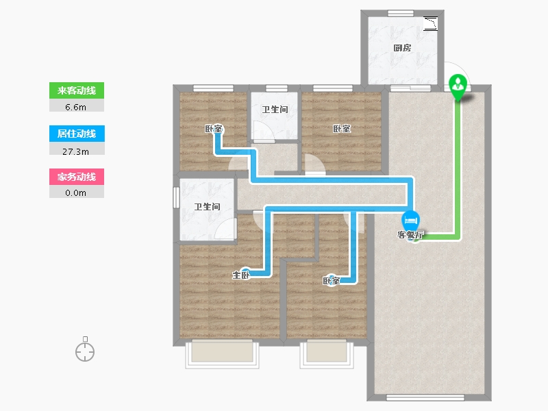 河北省-邯郸市-碧桂园・天汇湾-114.00-户型库-动静线