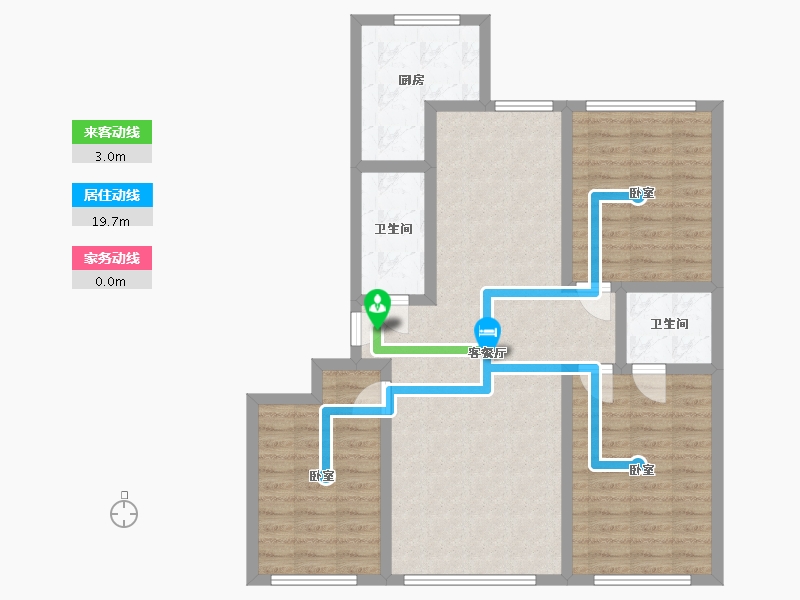 内蒙古自治区-赤峰市-翡翠明珠-97.14-户型库-动静线