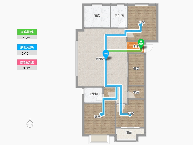 山西省-太原市-纳丹堡-108.29-户型库-动静线