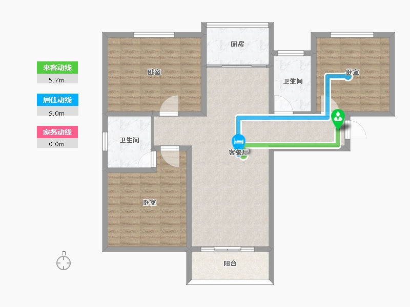 河北省-邢台市-三峰万和国际-102.90-户型库-动静线