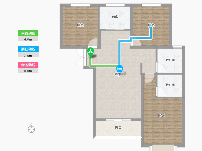 河北省-邢台市-永康万国城-92.00-户型库-动静线