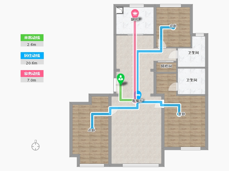 河北省-保定市-绿城诚园-112.30-户型库-动静线