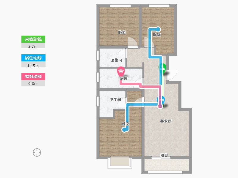 河北省-邢台市-万和郡-94.00-户型库-动静线