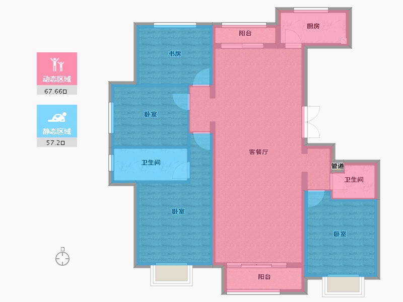 山西省-大同市-领阅-112.63-户型库-动静分区