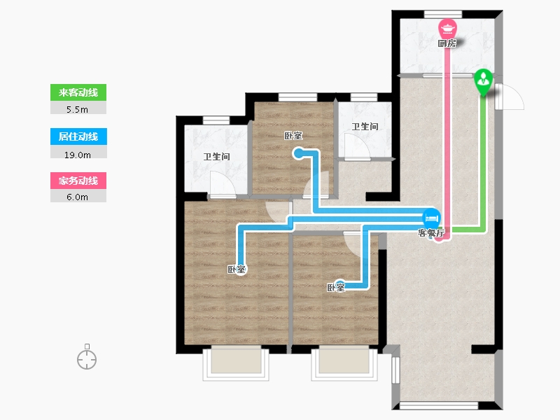 河北省-邢台市-美的时代城-75.79-户型库-动静线