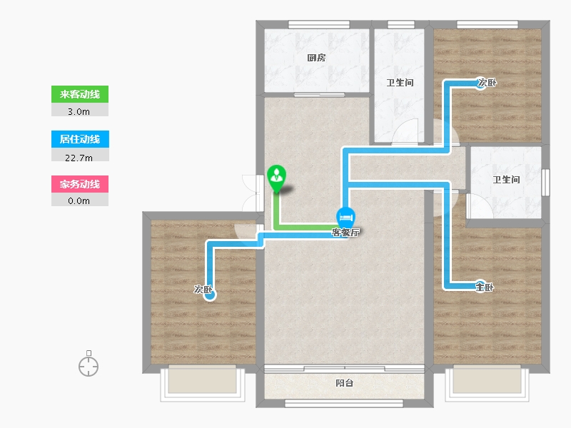 河北省-承德市-中瑞北欧云著-96.38-户型库-动静线