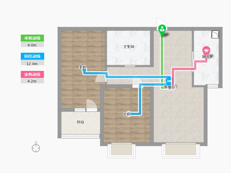 河北省-廊坊市-首开·国风悦都-70.40-户型库-动静线