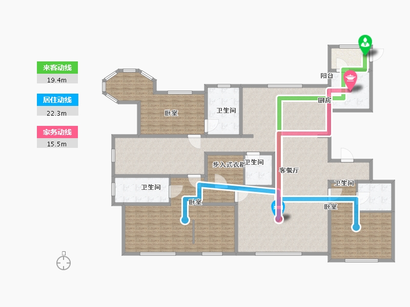 内蒙古自治区-呼和浩特市-观山悦-243.00-户型库-动静线