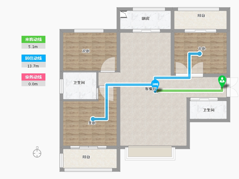 山西省-临汾市-功臣御苑-110.01-户型库-动静线