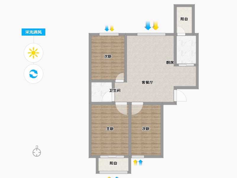 河北省-承德市-富豪国际-98.16-户型库-采光通风