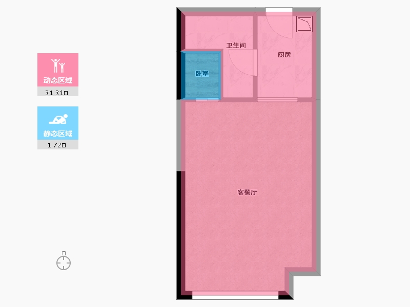 四川省-成都市-人居R17-29.37-户型库-动静分区