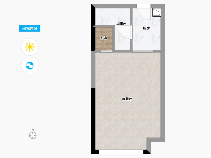 四川省-成都市-人居R17-29.37-户型库-采光通风