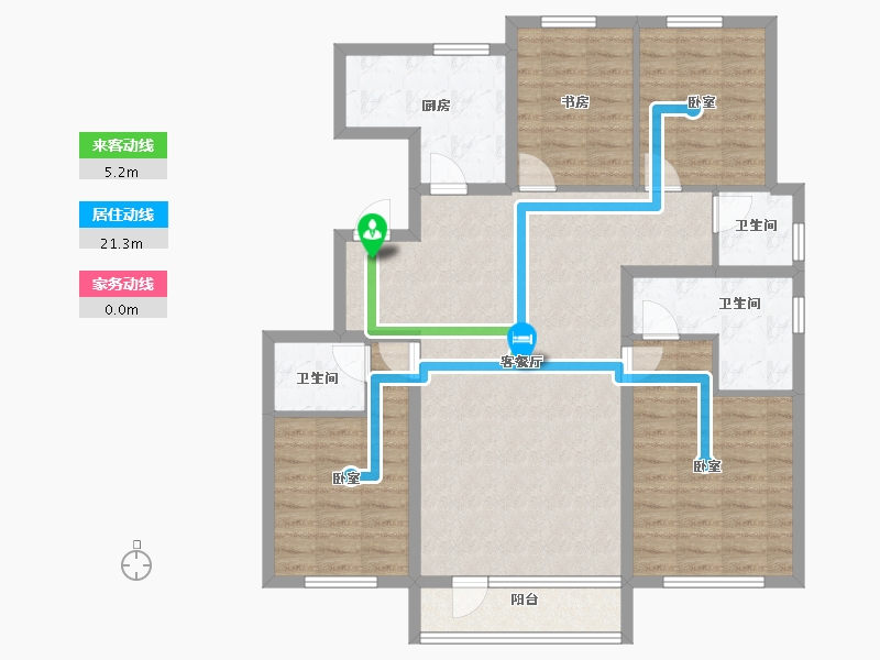 河北省-邢台市-邢台壹号院-112.32-户型库-动静线