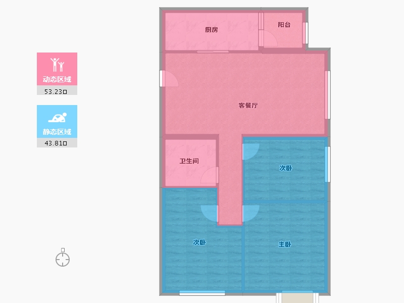 河北省-保定市-名流四季北岸-88.00-户型库-动静分区