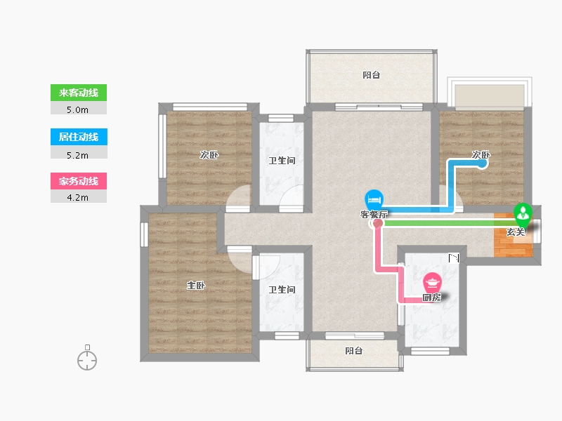 广西壮族自治区-柳州市-彰泰江与城-87.46-户型库-动静线