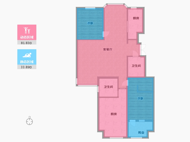 河北省-廊坊市-锦绣御府-104.00-户型库-动静分区