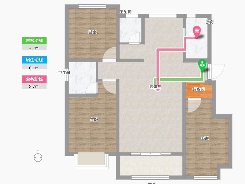 河北省-石家庄市-城南尚府-87.39-户型库-动静线