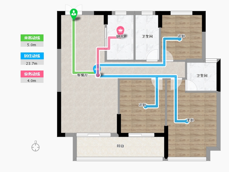 江苏省-连云港市-鹰游-89.00-户型库-动静线