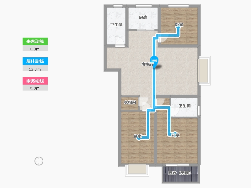 山西省-太原市-天朗美域-87.48-户型库-动静线