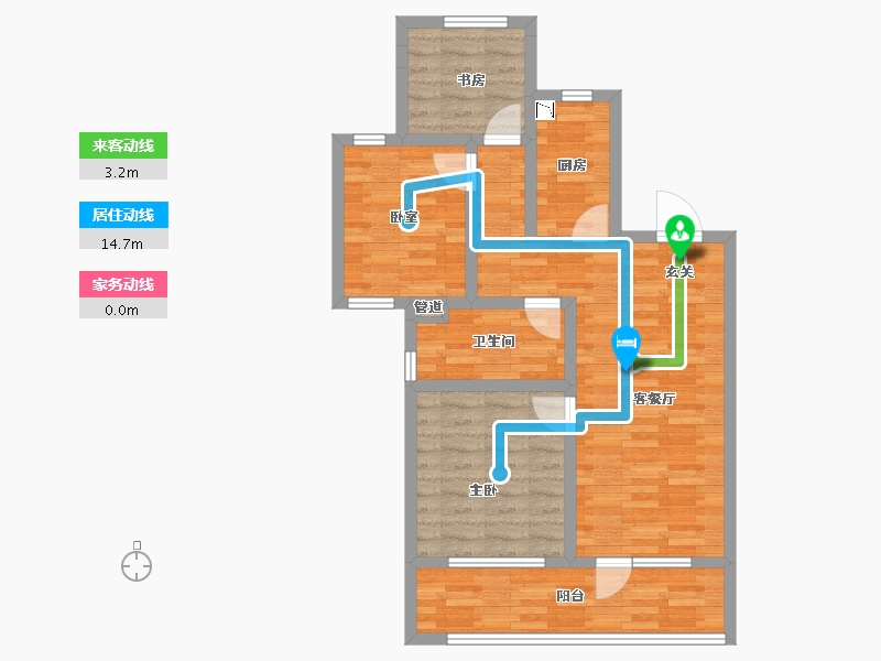 河北省-唐山市-拉唯那-74.53-户型库-动静线