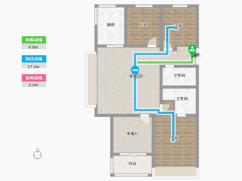 山西省-临汾市-功臣御苑-112.00-户型库-动静线