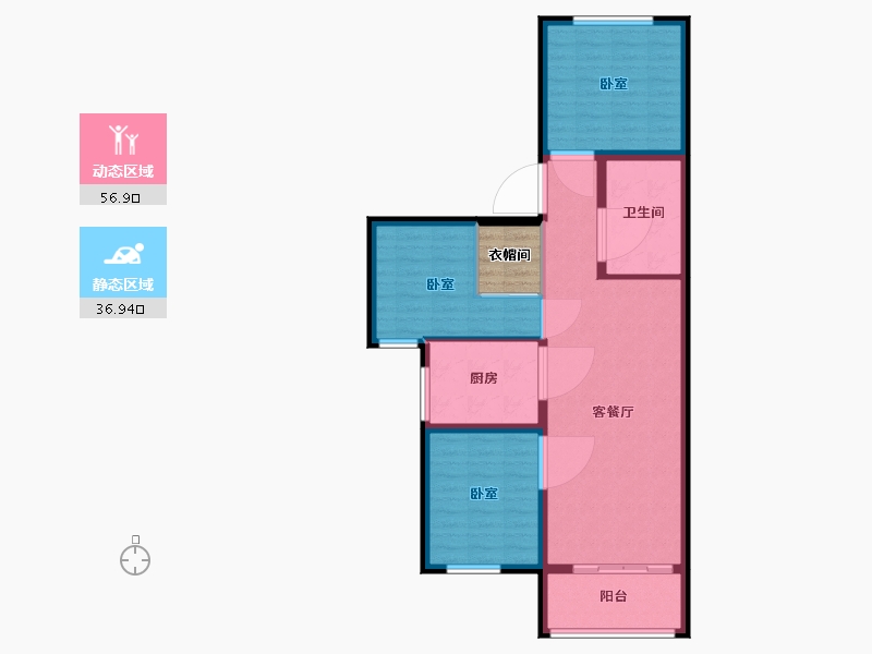 河北省-保定市-名流家和-88.00-户型库-动静分区