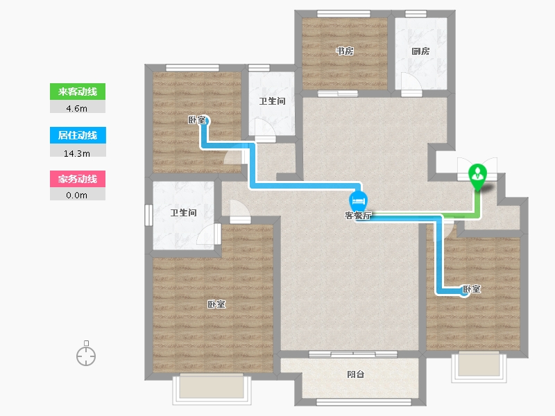 河北省-邢台市-万和郡-114.99-户型库-动静线