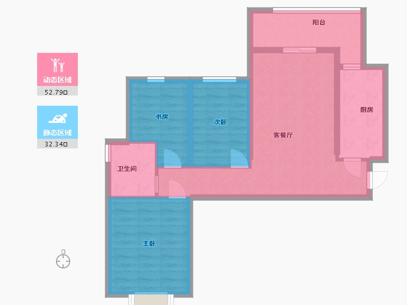 河北省-廊坊市-恒大-75.20-户型库-动静分区