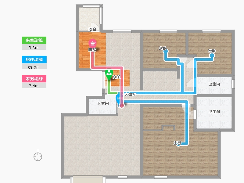 河北省-廊坊市-廊和坊·金融街-160.90-户型库-动静线