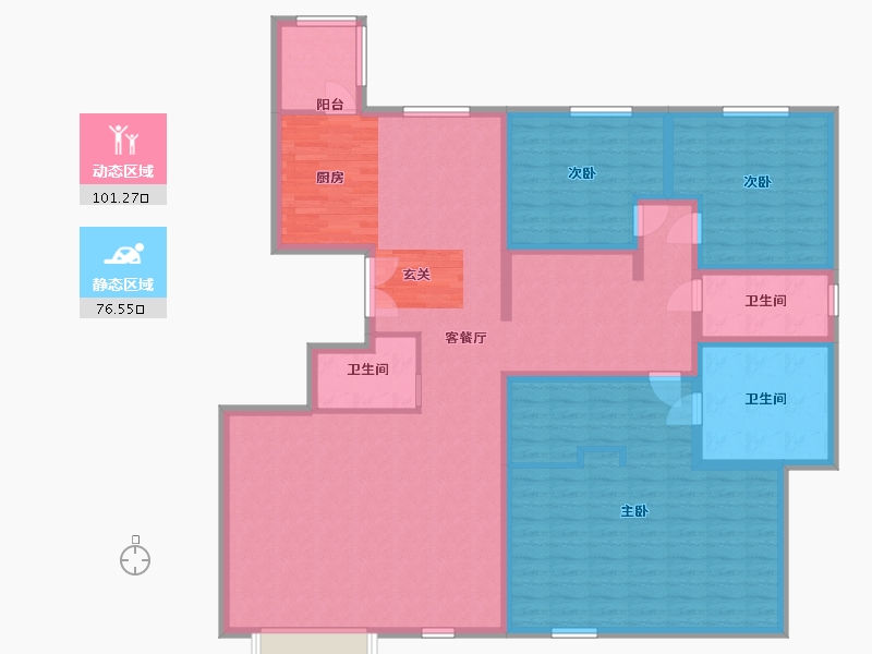 河北省-廊坊市-廊和坊·金融街-160.90-户型库-动静分区