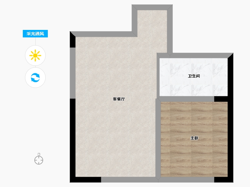 河北省-廊坊市-廊和坊·金融街-52.80-户型库-采光通风