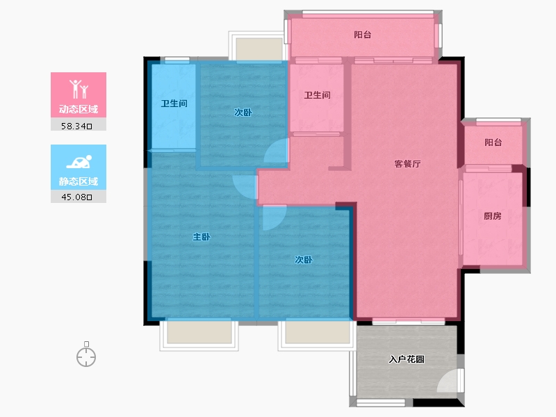 广东省-湛江市-华源城-102.43-户型库-动静分区