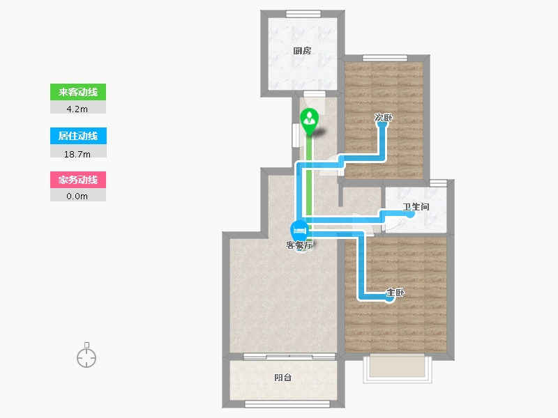 河北省-保定市-鹏润原著-74.00-户型库-动静线