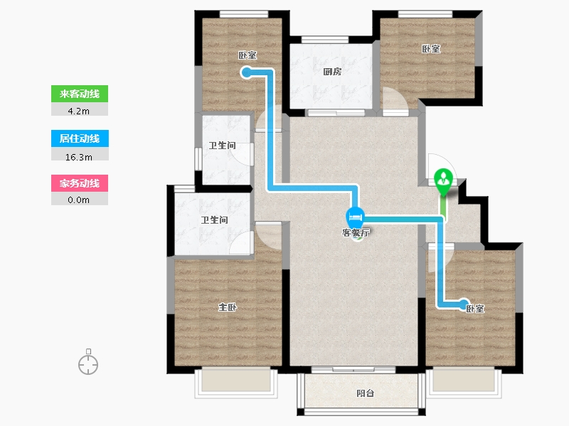 河北省-唐山市-和泓大成府-112.15-户型库-动静线