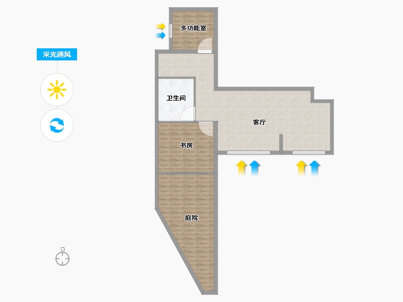 河北省-保定市-印象城滨江悦-100.83-户型库-采光通风