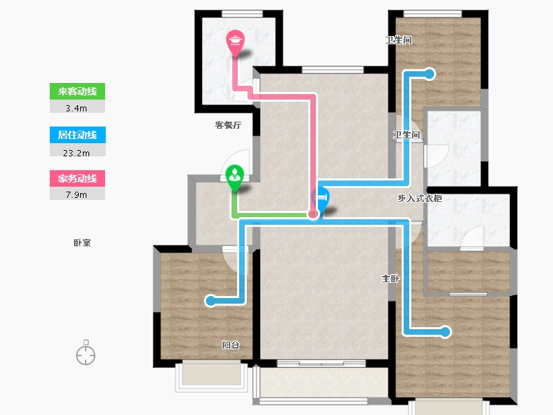 河北省-唐山市-和泓大成府-112.37-户型库-动静线