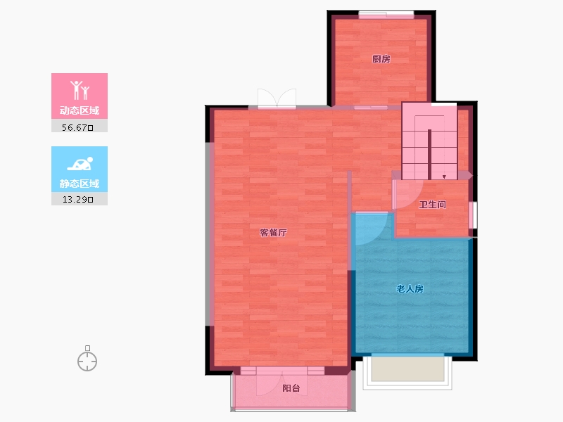 河北省-保定市-上河天著-63.79-户型库-动静分区