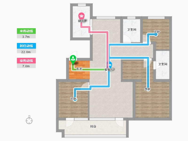 河北省-邢台市-邢台万腾观澜城-94.92-户型库-动静线