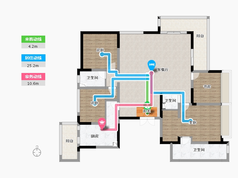 四川省-成都市-麓玥府-150.49-户型库-动静线