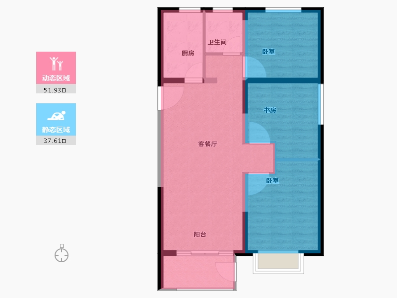 河北省-保定市-上河天著-81.01-户型库-动静分区