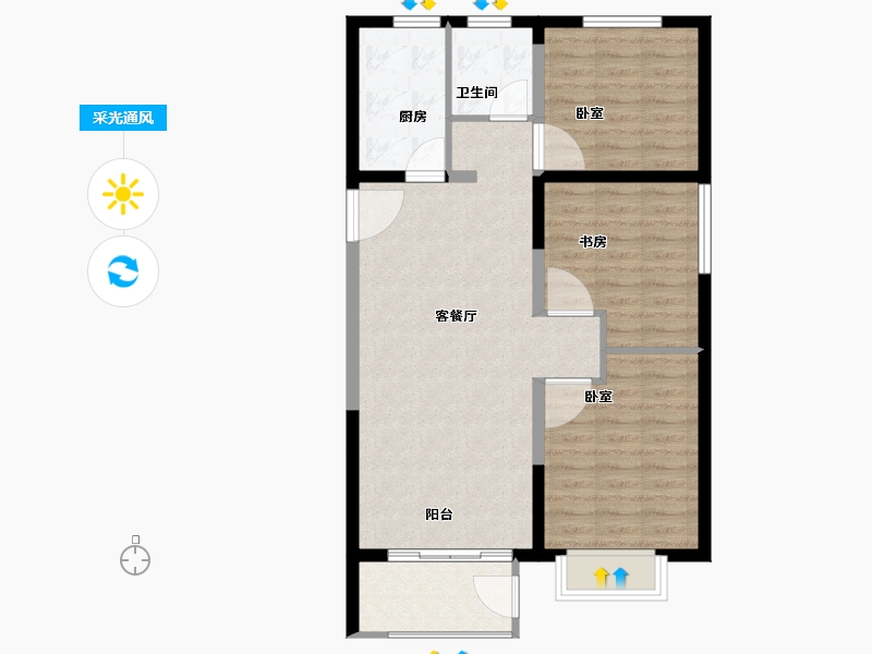 河北省-保定市-上河天著-81.01-户型库-采光通风