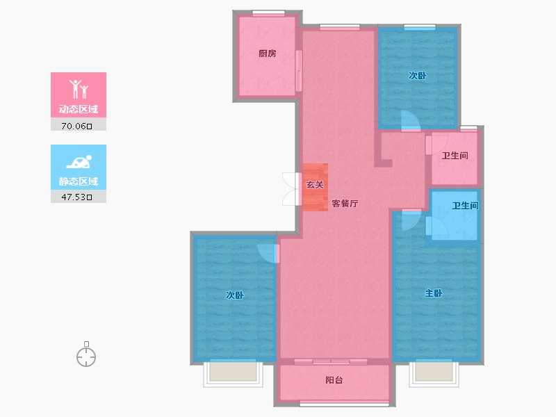 河北省-邢台市-盛世大观-105.00-户型库-动静分区