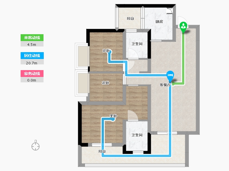 贵州省-贵阳市-融创云湖十里-79.06-户型库-动静线