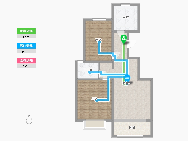 河北省-保定市-鹏润原著-74.00-户型库-动静线