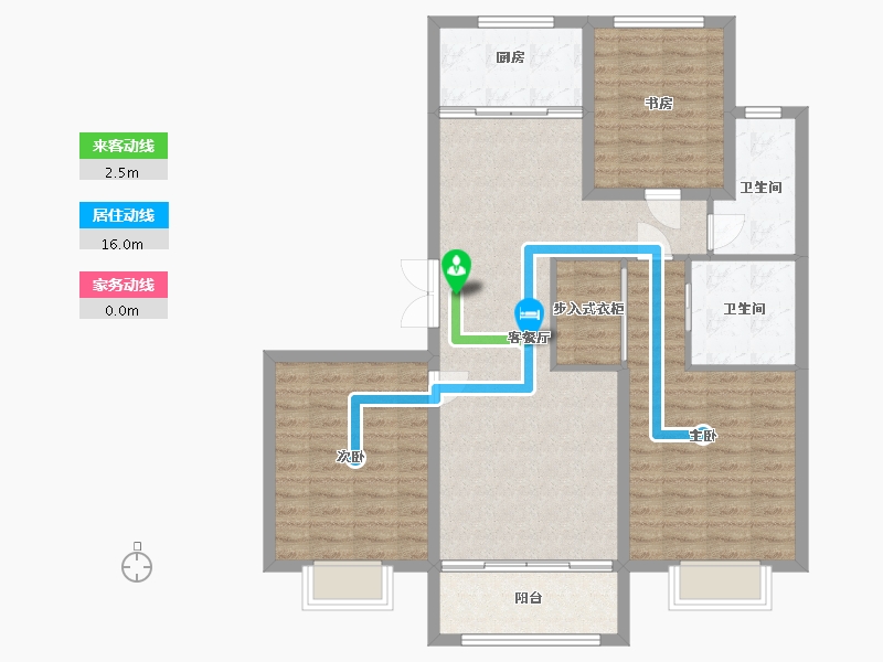 河北省-保定市-鹏润原著-102.00-户型库-动静线